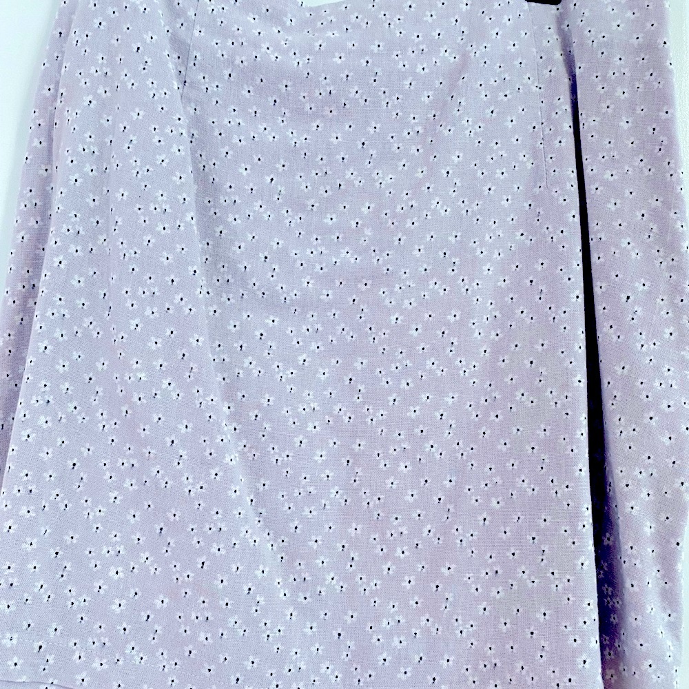 WITH JEAN SET top and skirt linen size L - Picture 3 of 5